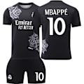 Miniatyrbillede 1 af 2: 24-25 Real Madrid Joint No.10 Mbappe Børne- og voksenfodboldtræningssæt No.10 Mbappe XS