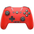 Miniatyrbilde 1 av 7: Bluetooth-kontroller for Switch/PC/Steam/Apple Arcade MFi-spill osv., Switch Pro-kontroller trådløs med justerbar dobbeltbevegelse, Turbo, makroer, 6-akser Red