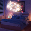 Miniatyrbild 5 av 6: 3 st Sakura String Good Decorative Lågspännings Batteridriven LED Blomsträng Ljus för Hem Hotell Restaurang Fest Blue