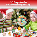 Miniatyrbild 5 av 7: Barnens Julkalender 2024, 30 Överraskningsjulpresenter med Leksaker, Nedräkning till Nyår och Jul, Julgåvor till Barn, Barnleksaker A