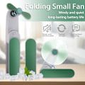 Miniatyrbillede 2 af 6: Bærbar Håndholdt Ventilator, Mini Genopladelig Håndventilator [9-15 Timers Arbejdstid], Bærbar USB Lille Lommeventilator, Personlig Ventilator, Gaver til Kvinder/G