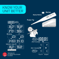 Miniatyrbilde 5 av 5: Omron MC-246 (MC246) 60-sekunders digitalt stivt termometer
