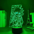Miniatyrbild 3 av 7: 3D Anime Nattljus Illusion Lampa för Sovrumsdekor Barn Gi
