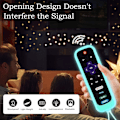 Miniatyrbild 5 av 7: 2-pack fjärrkontrollskydd passar till Roku TV | Onn Roku | TCL Hisense Roku silikon skyddande kontrollhylsa Universal för Roku Express 2021 | Rok D