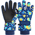 Miniatyrbilde 1 av 6: Skihansker for barn, vinterhansker for snø, vanntette og varme hansker for snowboard, aking Blue S