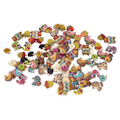 Miniatyrbilde 6 av 10: Håndverk Knapper 1,2 tommer Lange Robuste Tre Retro Dyrestil Assorterte Farger Lyse Tretknapper for Sying DIY Dekorasjon Dyr Stil 100stk
