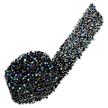 Miniatyrbilde 5 av 10: Diamant Mesh Wrap Rull Sparkle Krystall Rhinestone Bånd Bryllupsdekorasjon (Blå & Svart)