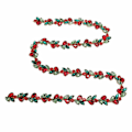 Pikkukuva 1 / 10: 1yd Rhinestone-kukkakuvioinen ketju, kiiltävä, värikäs, erittäin hienosti viimeistelty, värillinen hevosensilmäpisara-rhinestoneketju DIY-koristeluun, punainen, vihreä