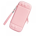 Miniatyrbilde 1 av 5: Bæreveske for Nintendo Switch OLED-modell 2021/Switch, lys rosa - Kawaii søt bærbar reiseveske, beskyttende oppbevaringsveske