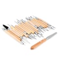 Miniatyrbild 6 av 10: JR2-18 22 st DIY-snidningsverktyg Lerskulpturverktyg Set Tillbehör