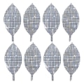 Miniatyrbilde 5 av 5: 8 stk 4D sølvfolie ballonger skinnende glattere overflater aluminiumsfolie ballonger for bursdagsfester jul jubileer