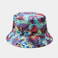 Miniatyrbild 2 av 3: Hink med Tie Dye Vändbar Fiskare Sommar Strand Solhatt C