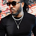 Pikkukuva 4 / 5: Kruunu Alku A-Z Kaulakoru, Jäädytetty Kirjainriipus 22-24 Tuuman Ketjulla, Miehet Naiset Bling Hip Hop Aakkoset Nimi Korut Lahja Suuret Alku Kirjaimet Kaulakorut Y Silver