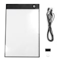 Miniatyrbild 1 av 10: A4 LED Art Board Ljusplatta Spårning Ritning Bordsskiva Steglös Dimning Separat Typ