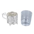 Miniatyrbild 6 av 6: Legering Glas Ölmugg Matal Ölkrus Samlarobjekt Dekorativ Whiskymugg Drickmugg för Fars Dag Jul Födelsedag Sliver