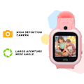 Miniatyrbillede 3 af 9: Børns Smart Watch IP67 Vandtæt Multifunktionel 4G Opkald Stemmebesked Intelligent Ur til Børn Pink
