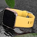 Miniatyrbillede 3 af 6: Smartwatch rem til Fitbit Versa Smartwatch, Versa 2 og Versa Lite SE ure til kvinder og mænd (Mango Gul-S)