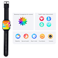 Miniatyrbillede 6 af 8: Smartwatch med iltmåling, opkaldsskærm, IP68 vandtæt touchskærm smartwatch med skridttæller Black