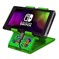 Miniatyrbilde 2 av 5: Bryterstativ for Nintendo med lagringsplasser for spillkort, justerbar, bærbar, sammenleggbar montering kompatibel med Nintendo Switch/Switch Lite/Switch OLED