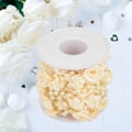 Pikkukuva 5 / 5: 10m/rulla Ruusu Tekohelmi Lankahelmet Garland String DIY Hääkoristelu beige