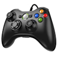 Miniatyrbillede 1 af 6: X-Box 360 Controller Wired, Gamepad Controller med ledning til Microsoft X-Box 360 & Slim Console og PC Windows XP/7/8/10, med opgraderet joystick