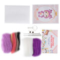 Miniatyrbilde 3 av 10: Nålefilting ull kjemisk fiber plysj dukke making DIY materiale nål håndlaget håndverk(201# Elk )