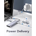 Pikkukuva 6 / 7: H31 USB C -telakka HDMI 4K@60Hz, 7-in-1 OTG USB C -keskitin Multiport-sovitin Dongle 3 USB 3.2 -portilla, HDMI, 100 W PD, SD/TF -kortinlukija Yhteensopiva