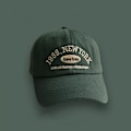 Miniatyrbild 1 av 5: Brev broderad hatt justerbar basebollkeps Green