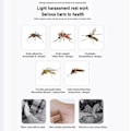 Miniatyrbilde 10 av 10: USB elektrisk myggjagerlampe, oppladbar insektfelle, mygglys