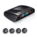 Miniatyrbild 4 av 11: USB Laddningsbar Solcellsbil TPMS Trådlöst Däcktryck HD Digital Display Automatisk Alarmverktyg