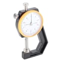 Pikkukuva 4 / 10: Paksuusmittari Testeri Dial Flat Head Kasvisparkittu Nahka DIY Mittaustyökalu 0-20mm