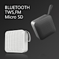 Miniatyrbild 3 av 3: Bärbar högtalare - Sand Bluetooth-högtalare, trådlös med H