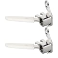 Miniatyrbillede 2 af 10: 2 stk. broderi-stopfod i rustfrit stål til Singer 4452 44S 6180 6160 5400 C5200 2277 2282 2263 2250