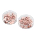 Miniatyrbillede 10 af 10: 30 stk. Små Papirclips Rosaguld Holdbare Metal Stjerne og Hus Stil Hule Binder Clips til Dokumenter Tøj Papirer