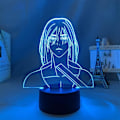 Miniatyrbild 1 av 7: Attack on Titan 3D Anime Lamp Natt Levi Ackerman Illusion N
