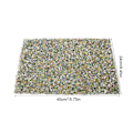 Miniatyrbild 8 av 9: 24*40cm Hotfix Rhinestone Sheet Banding Mesh Trim Sheet DIY Tillbehör(Flera Färger)