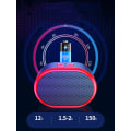 Miniatyrbillede 2 af 2: Mini bærbar Bluetooth-højttaler, mikrofon, stereo til hjemmet