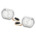 Miniatyrbillede 4 af 11: LED Angel Eyes Halo DRL Bezel Shrouds 12V 5W Venstre Højre Ringdæksler til 3 Tommer Bi Xenon LED Dobbeltlinse Forlygte Hvid Gul Lys