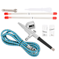 Miniatyrbild 4 av 10: Modell Airbrush Set Luftkompressor Kit Möbler Skor Färg Konst Airbrush Spray Gun Pump 130K