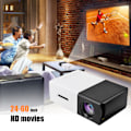 Miniatyrbild 4 av 10: LED-projektor Mini Handheld Protable YG300 med multifunktionsgränssnitt Filmverktyg