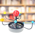 Miniatyrbilde 5 av 10: DIY Montering Planetarium Solsystem Åtte Planeter Modell Opererende Læringsinstrument