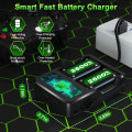 Miniatyrbild 6 av 6: Uppladdningsbart batteripaket för Xbox Series X|S/Xbox One, 2x2600mAh batterier med höghastighetsladdningsstation för Xbox One S/Xbox One X/Xbox One Elite