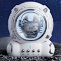 Miniatyrbild 2 av 4: Nattlampa Bluetooth-högtalare Bärbar Klar Ljud Dekorativ Söt Högtalare för Hem Sovrum Bil Kontor White