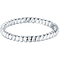Miniatyrbild 2 av 2: S925 Sterling Silver Ring, Twisted Eternity Band Stacka