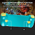 Miniatyrbillede 6 af 7: Bluetooth-controller til iPhone, Android, direkte afspilning, lav latenstid, telefoncontroller-gamepad-joystick til Galaxy S23 S22 S21 20 Ultra, iPhone 14 13 1 Blue