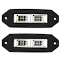 Miniatyrbilde 4 av 11: 40W Flomlys LED-lyslist Baklys Kjørelys Tåkelys for Jeep ATV UTV SUV Truck BoatD Light B