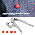 Miniatyrbilde 4 av 10: Festeklips tang knapp T-5 plast harpiks trykknapp stud klut bleie