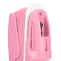 Miniatyrbillede 8 af 9: ABS Hæfteklammefri Hæftemaskine Bogpapir Hæfteklammefri Hæftemaskine Bindende Håndværktøj (Pink)