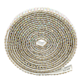 Miniatyrbild 9 av 10: Rhinestoneband med 4 rader självhäftande rispärlor, glittrande bling-hartsremsa för hemdekorationer AB-färg