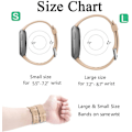 Miniatyrbillede 6 af 6: Smartwatch-rem til Fitbit Versa Smartwatch, Versa 2 og Versa Lite SE ure til kvinder og mænd (Khaki-S)